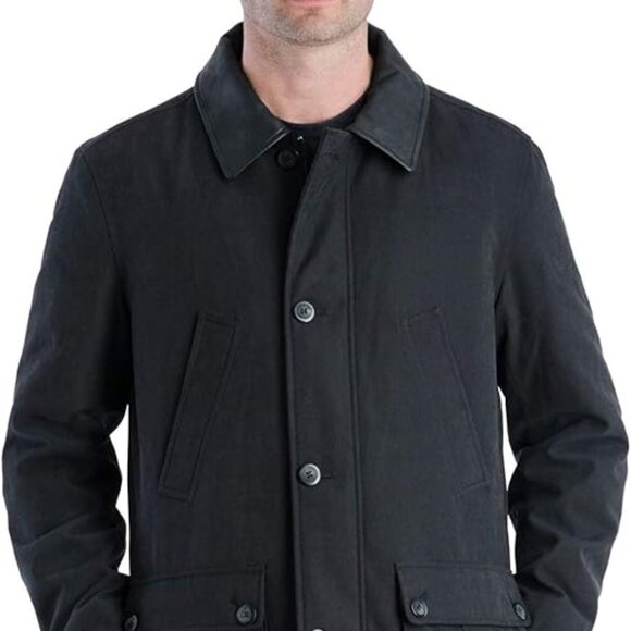 London Fog Men's Wool Blend Jacket - Picture 1 of 14
